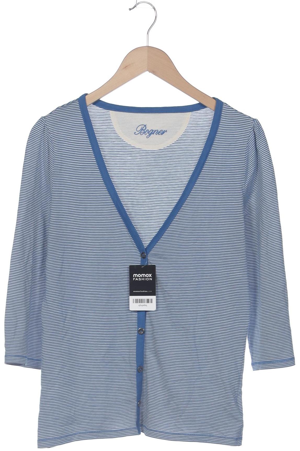

Bogner Damen Strickjacke, blau, Gr. 38