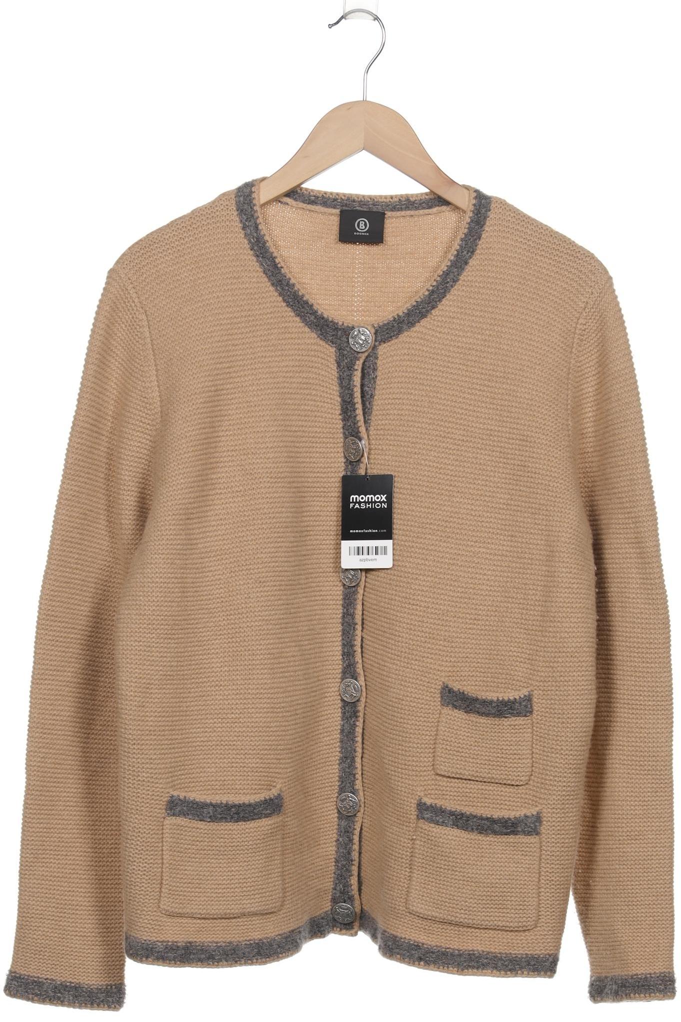 

Bogner Damen Strickjacke, beige, Gr. 46