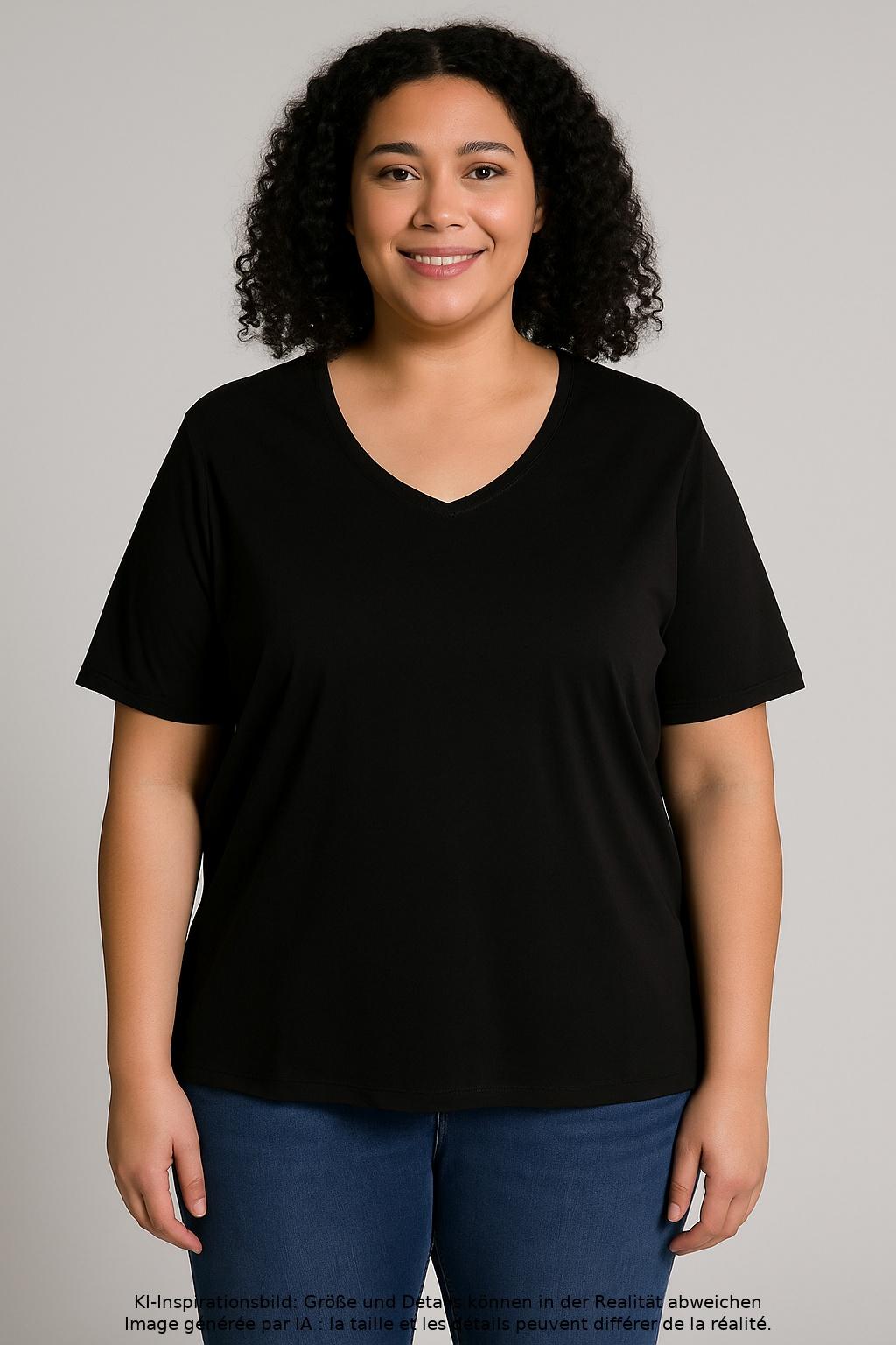 

Bogner Damen T-Shirt, schwarz, Gr. 48