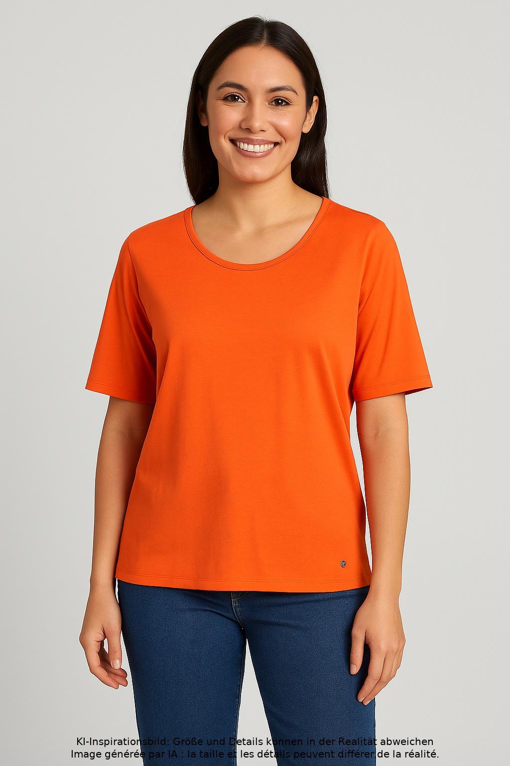 

Bogner Damen T-Shirt, orange, Gr. 48
