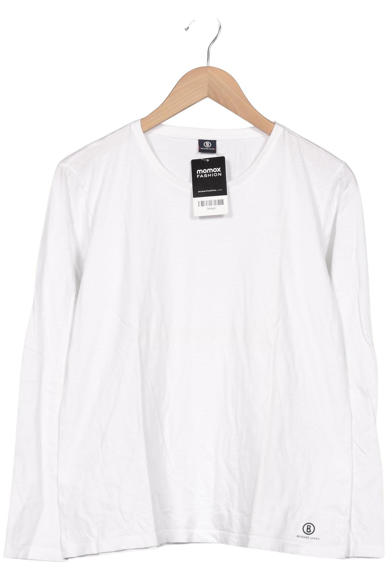 

Bogner Jeans Damen Langarmshirt, weiß, Gr. 42