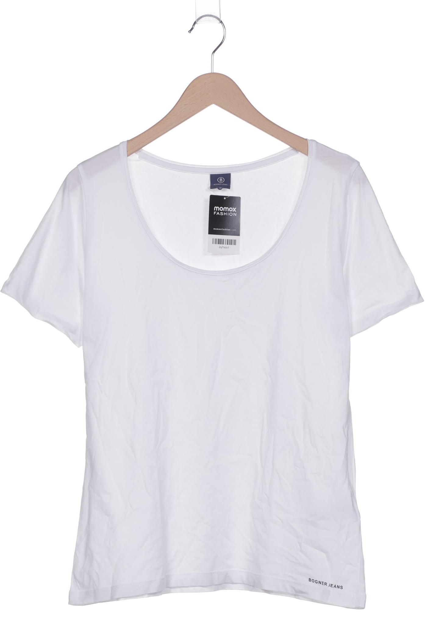 

Bogner Jeans Damen T-Shirt, weiß, Gr. 42