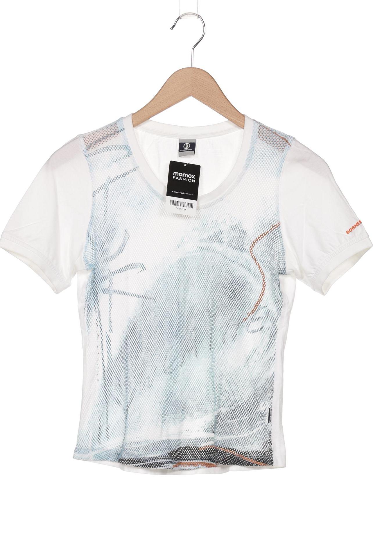 

Bogner Jeans Damen T-Shirt, weiß, Gr. 36