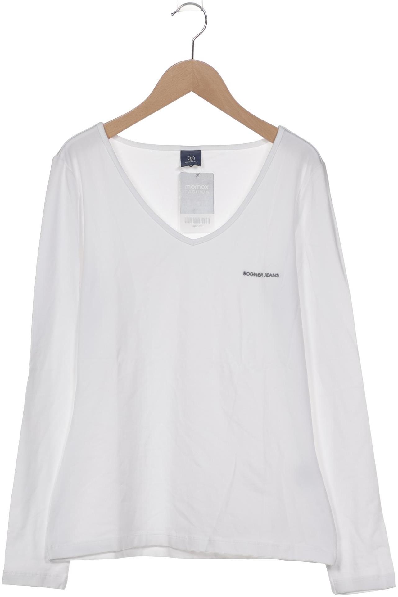 

Bogner Jeans Damen Langarmshirt, weiß, Gr. 38