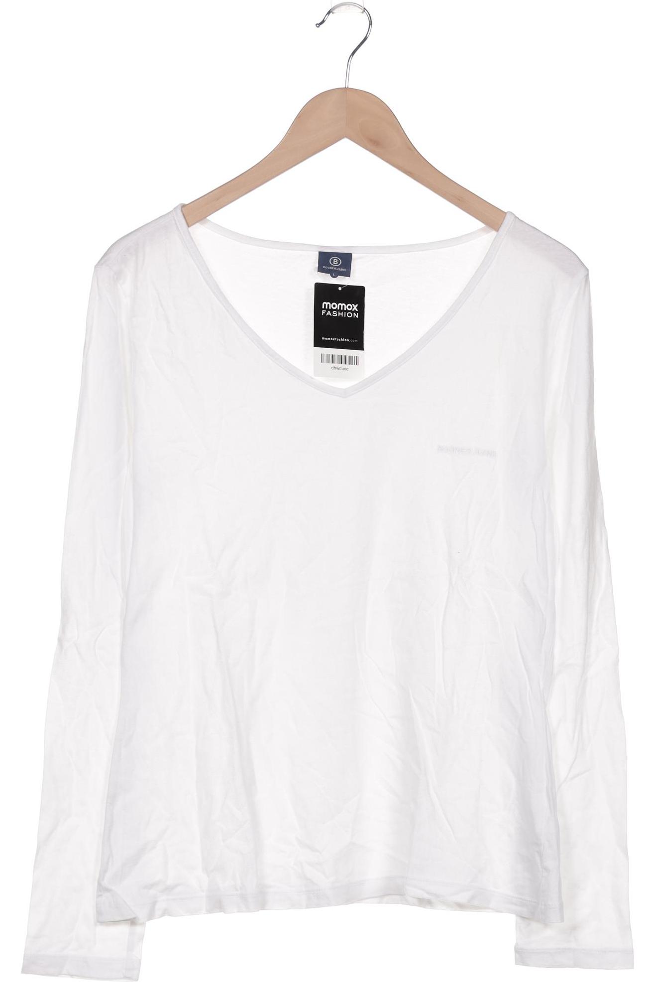 

Bogner Jeans Damen Langarmshirt, weiß, Gr. 42