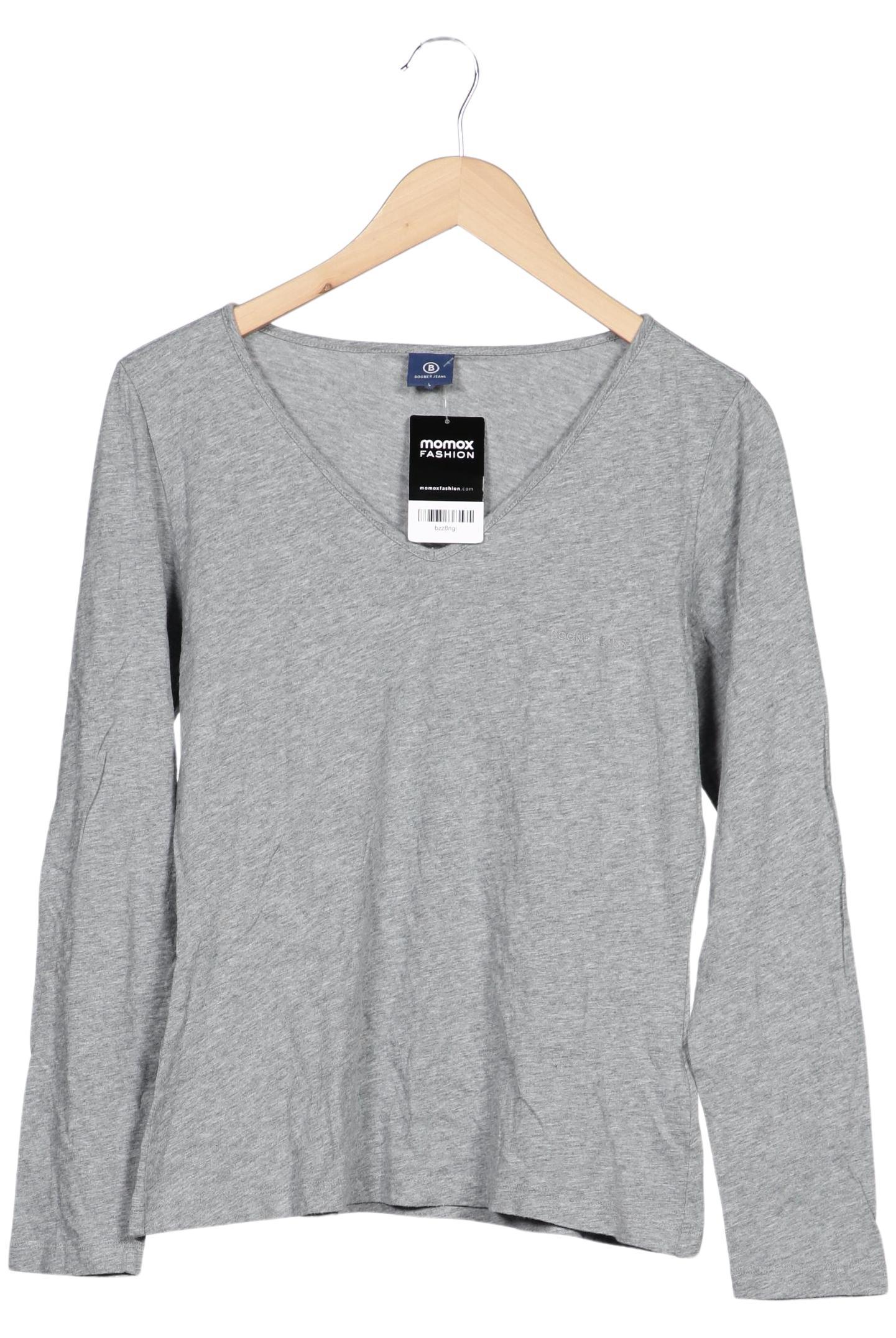 

Bogner Jeans Damen Langarmshirt, grau, Gr. 42