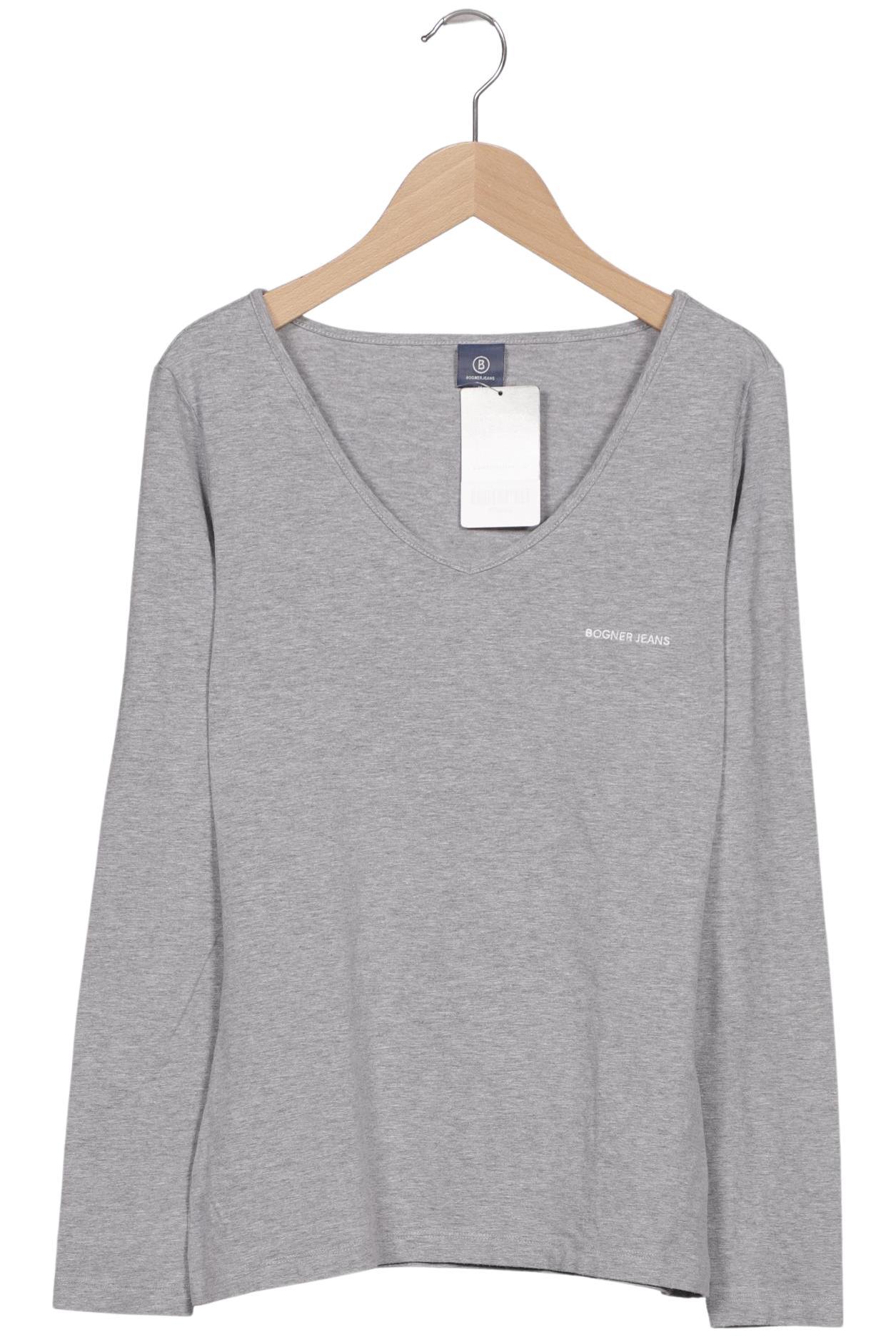 

Bogner Jeans Damen Langarmshirt, grau, Gr. 38
