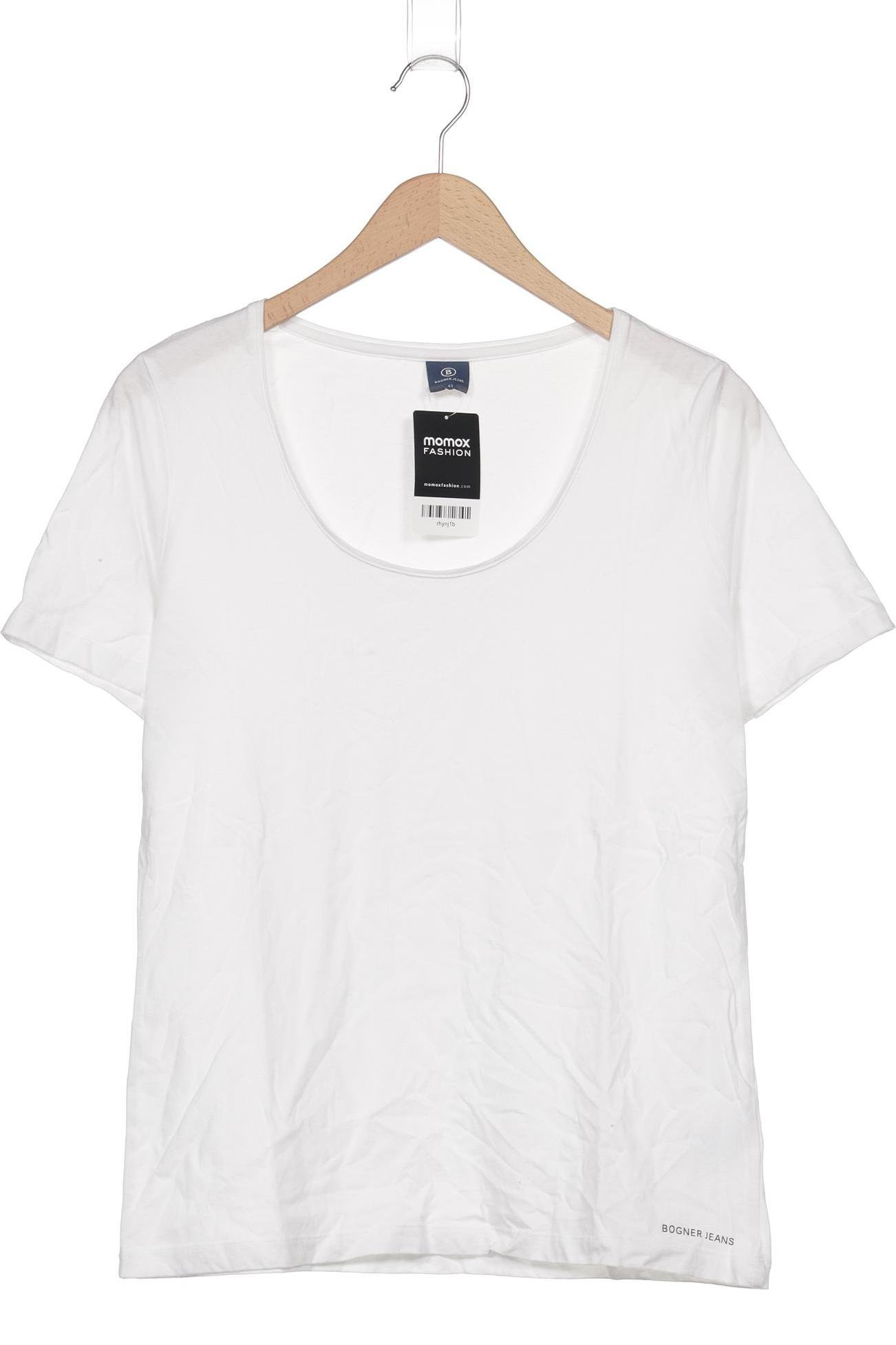 

Bogner Jeans Damen T-Shirt, weiß, Gr. 42