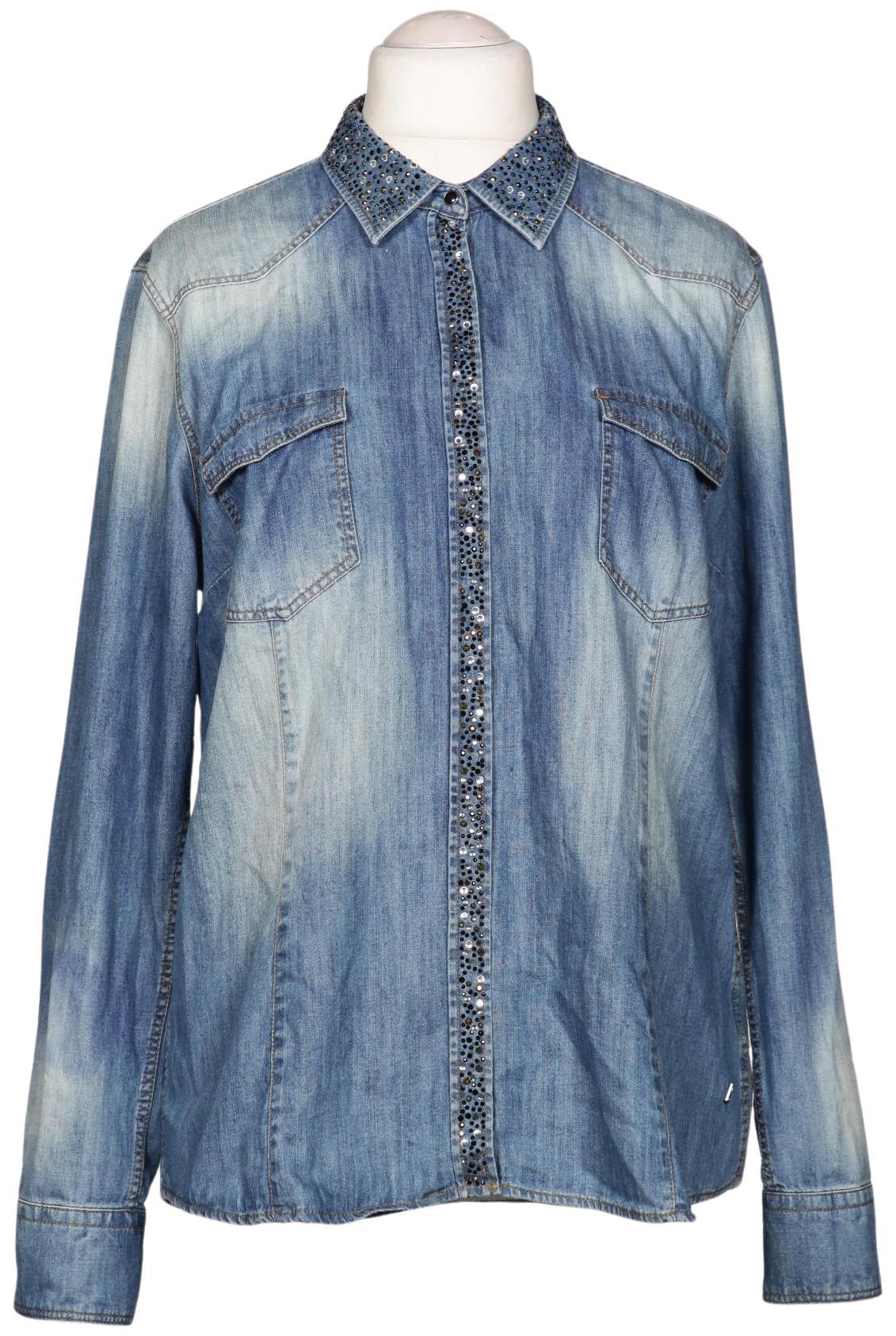 

Bogner Jeans Damen Bluse, blau, Gr. 46