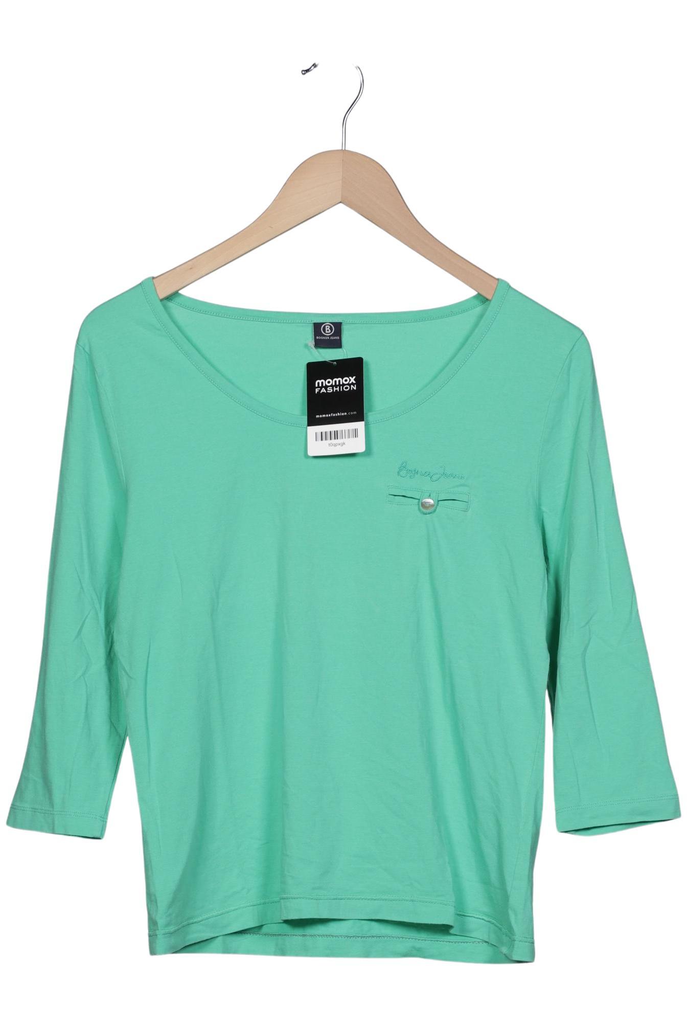 

Bogner Jeans Damen Langarmshirt, hellgrün, Gr. 38