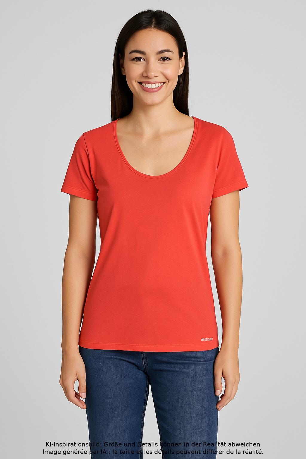 

Bogner Jeans Damen T-Shirt, rot, Gr. 44