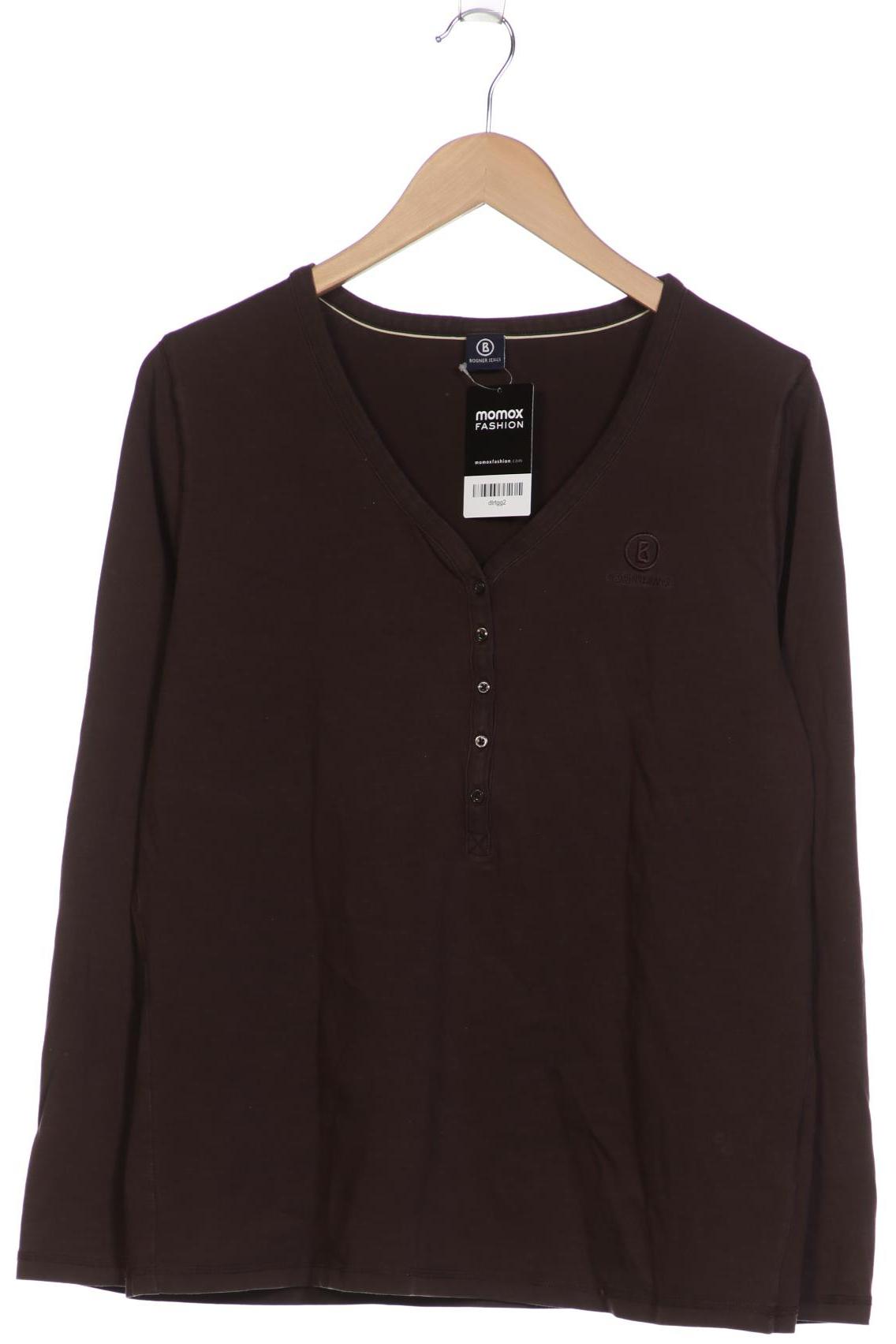 

Bogner Jeans Damen Langarmshirt, braun, Gr. 44