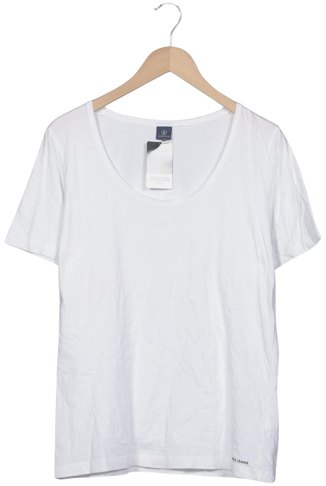 

Bogner Jeans Damen T-Shirt, weiß, Gr. 44