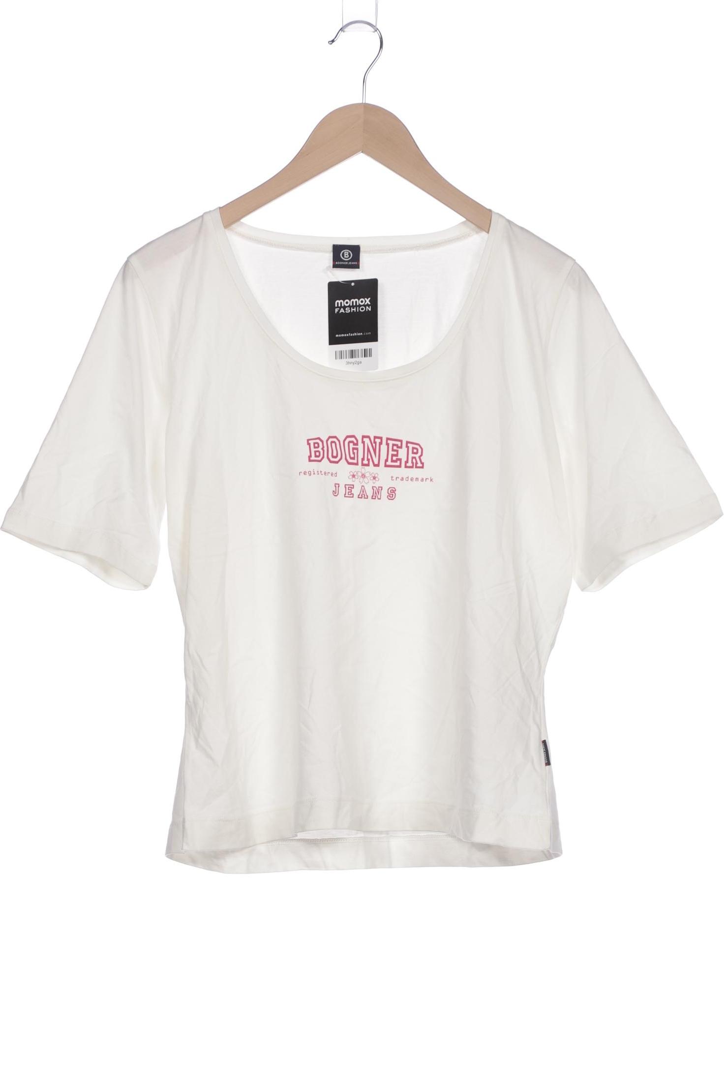 

Bogner Jeans Damen T-Shirt, cremeweiß, Gr. 46