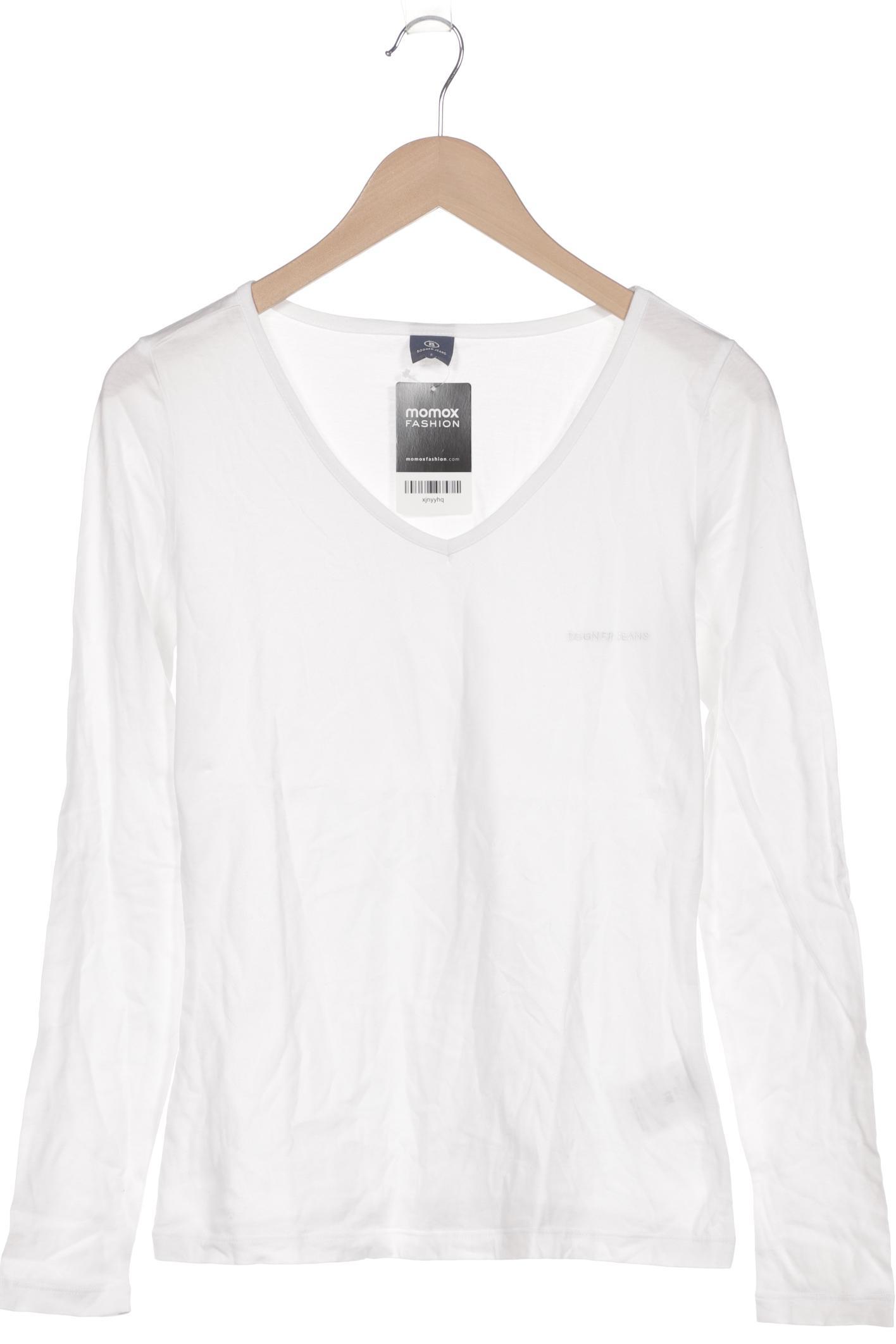 

Bogner Jeans Damen Langarmshirt, weiß, Gr. 36