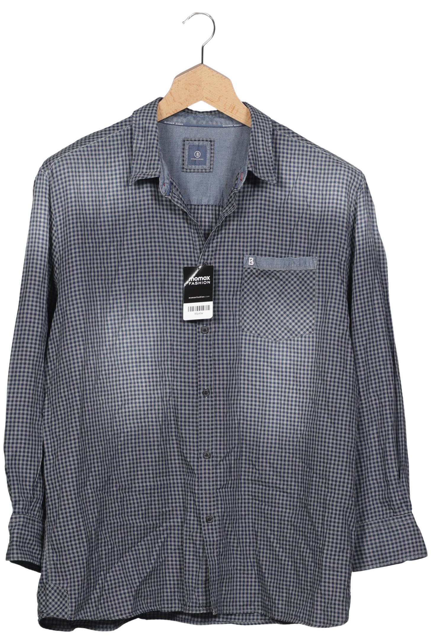 

Bogner Jeans Herren Hemd, blau, Gr. 56