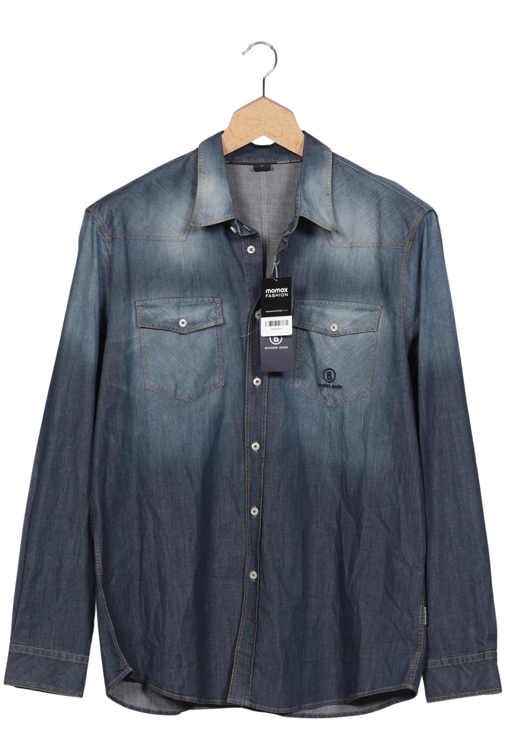 

Bogner Jeans Herren Hemd, blau, Gr. 56