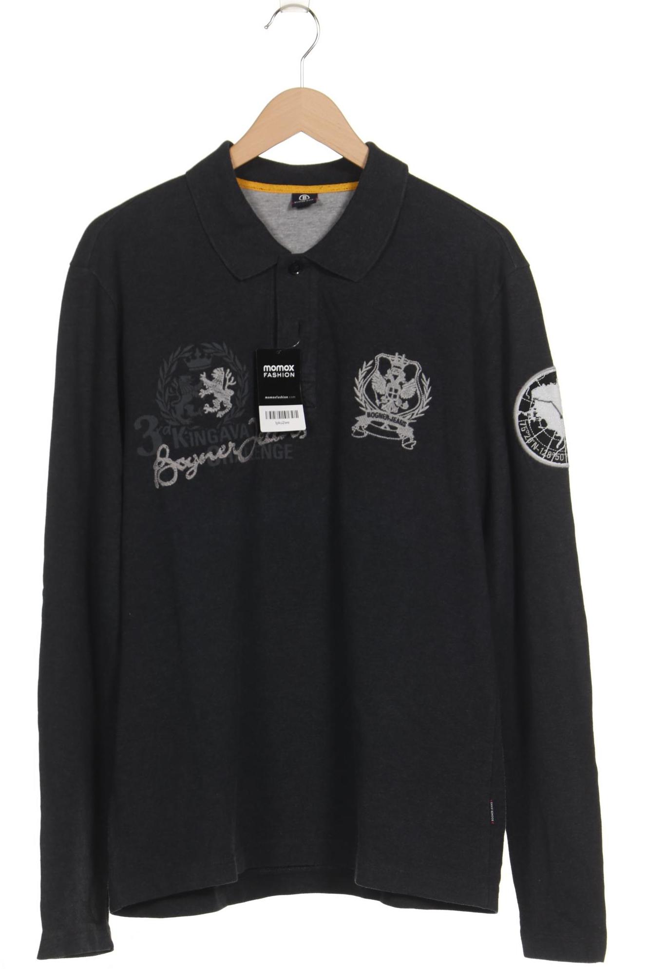 

Bogner Jeans Herren Poloshirt, grau, Gr. 52