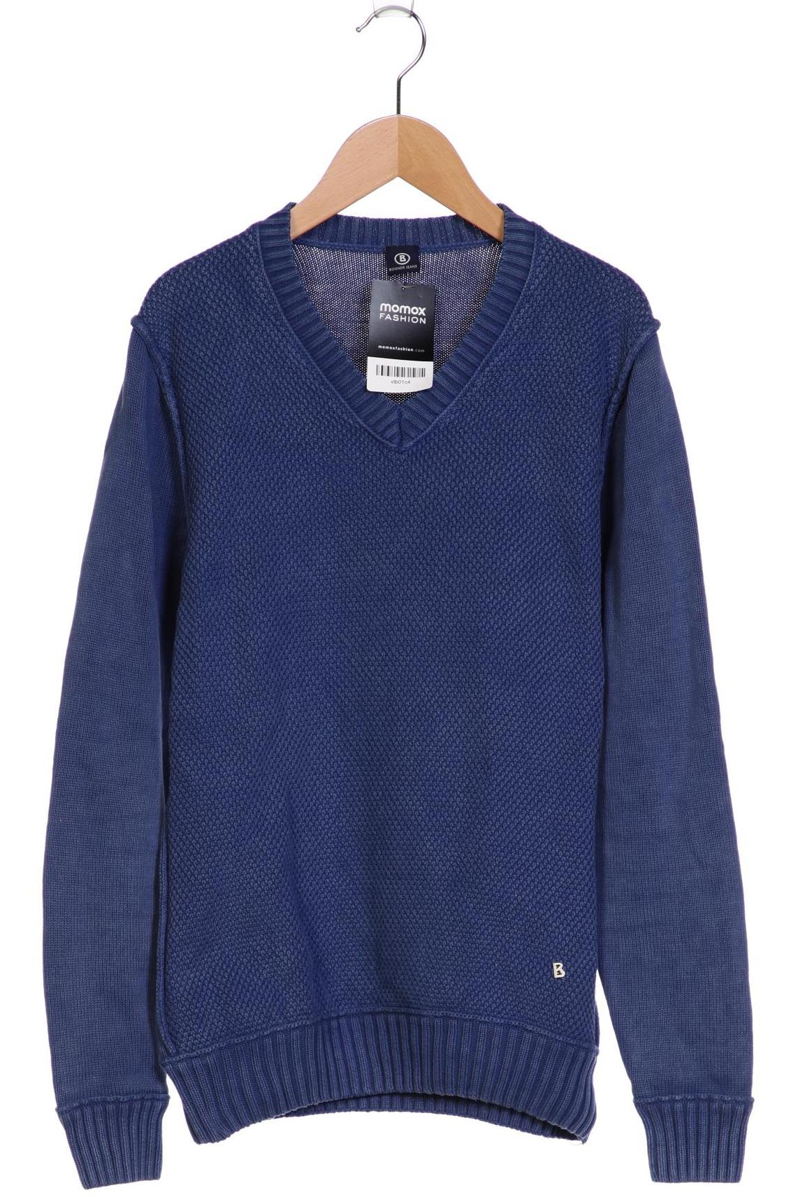 

Bogner Jeans Herren Pullover, blau, Gr. 46