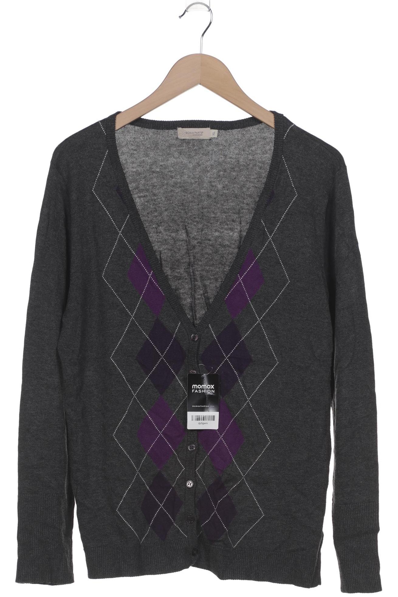

BON A Parte Herren Strickjacke, grau, Gr. 54