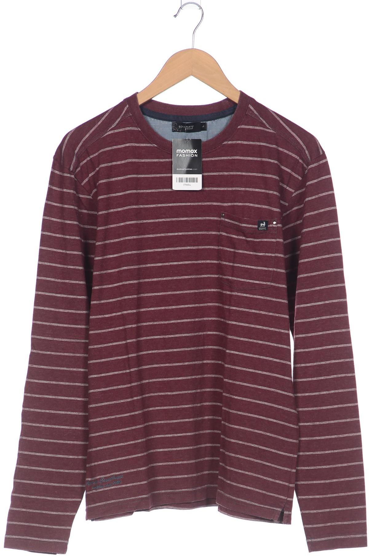 

BON A Parte Herren Langarmshirt, bordeaux, Gr. 52