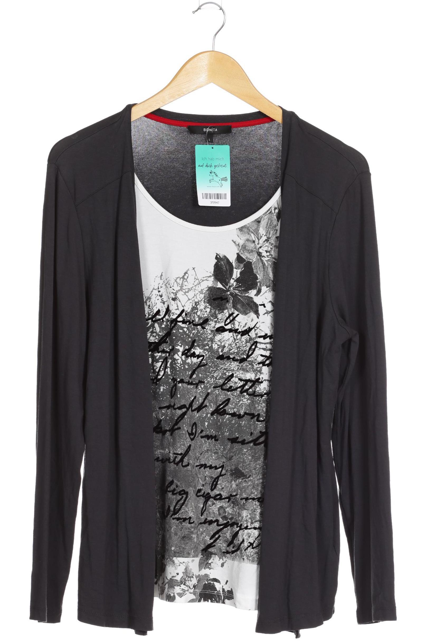 

Bonita men Damen Langarmshirt, grau, Gr.