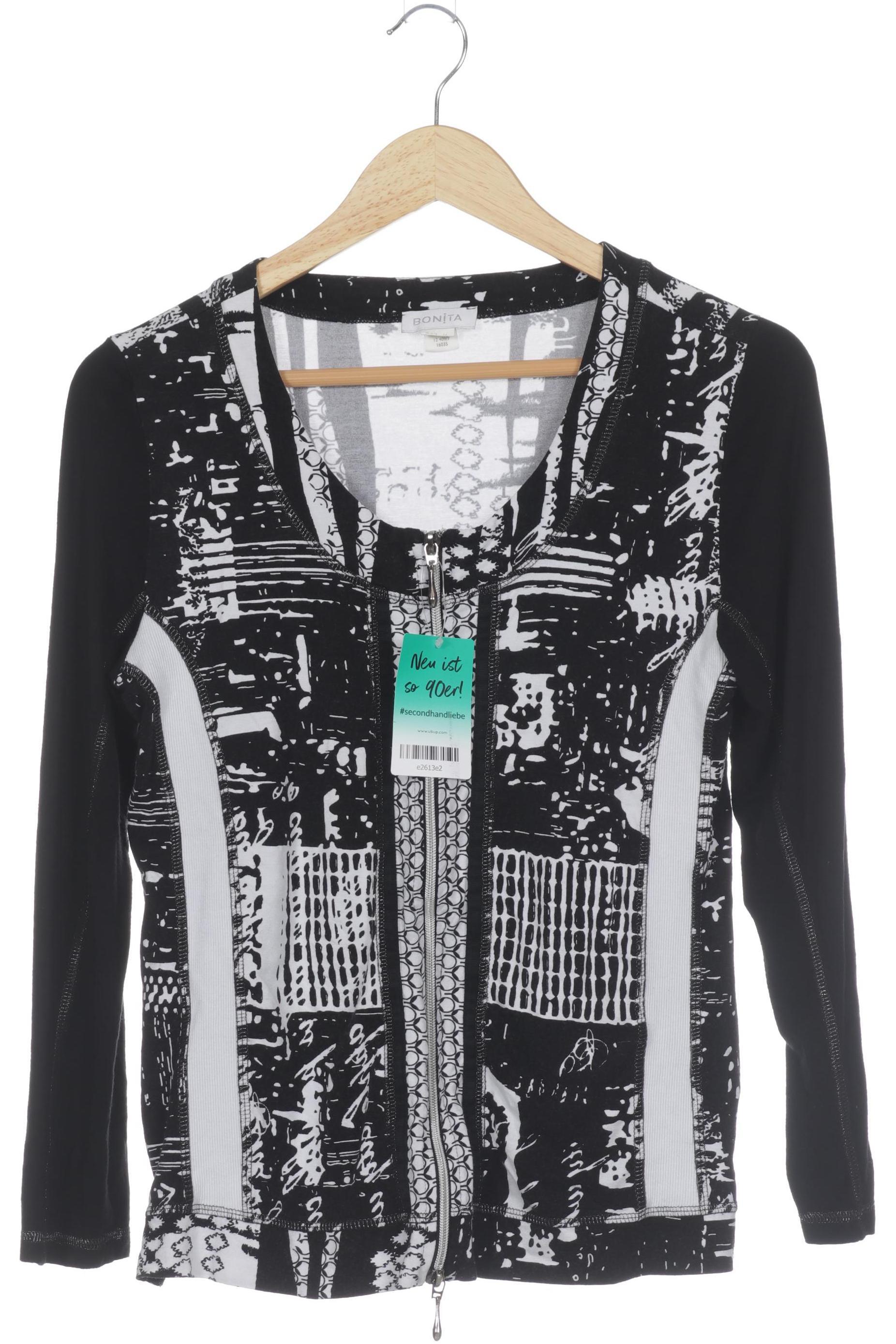 

Bonita Damen Strickjacke, schwarz, Gr. 46