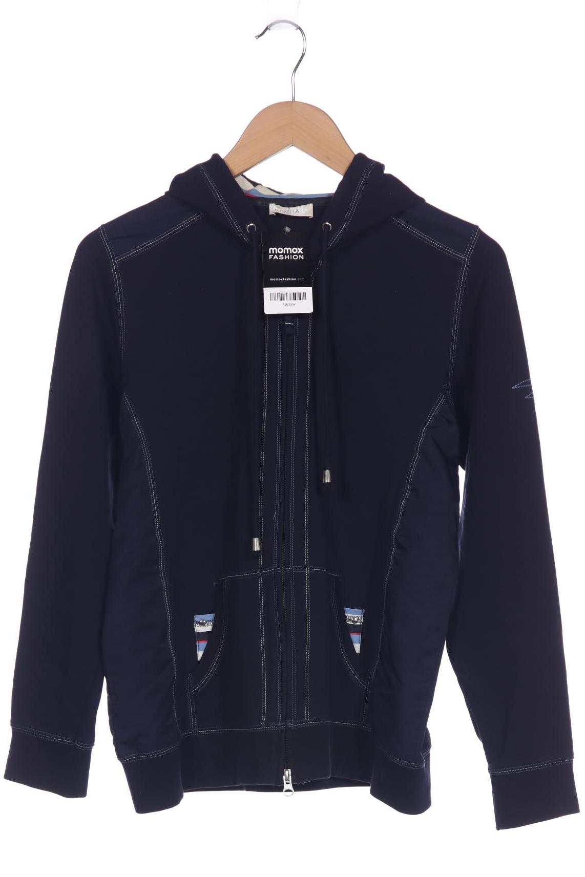 

Bonita Damen Kapuzenpullover, marineblau, Gr. 42