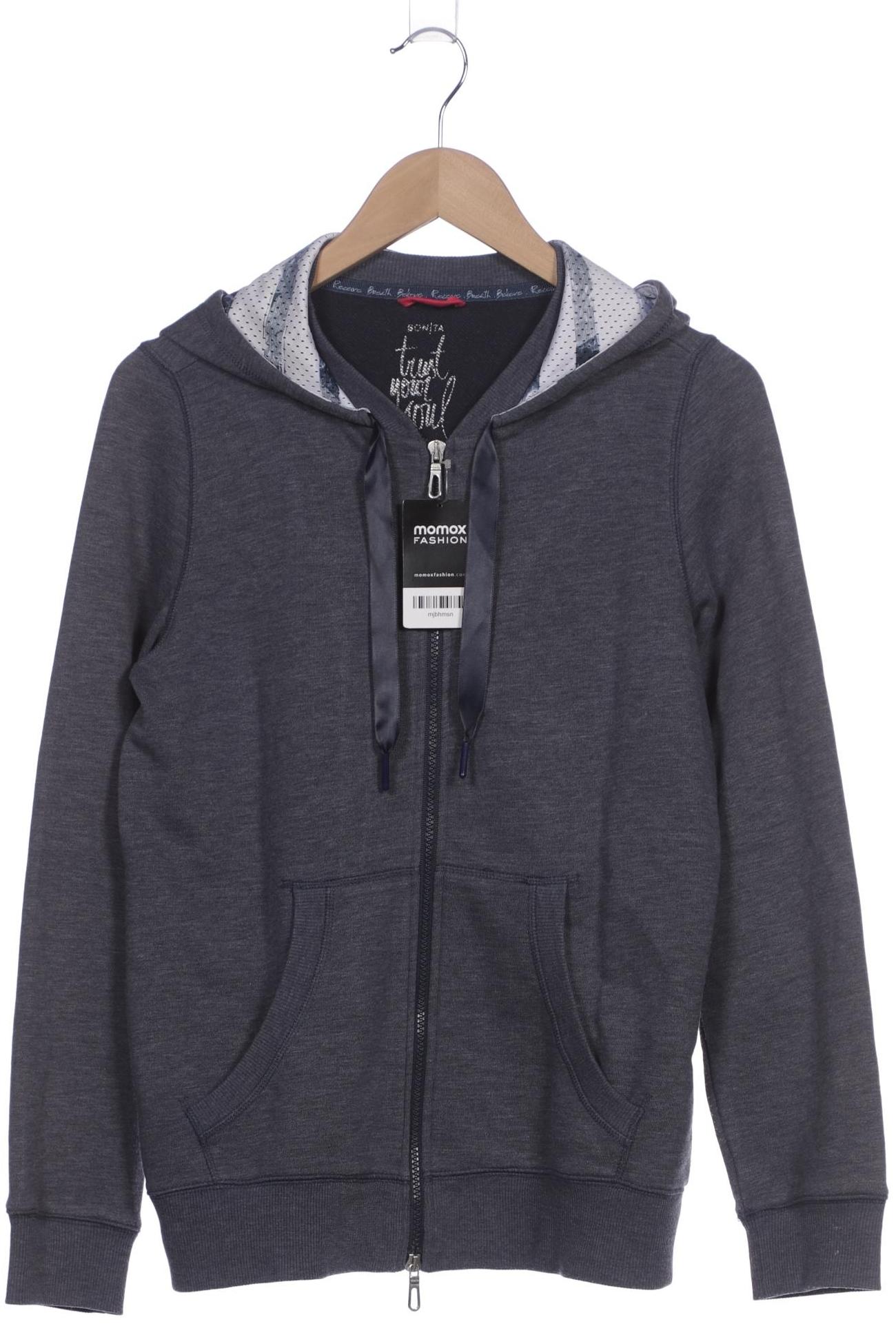

Bonita Damen Kapuzenpullover, blau, Gr. 38