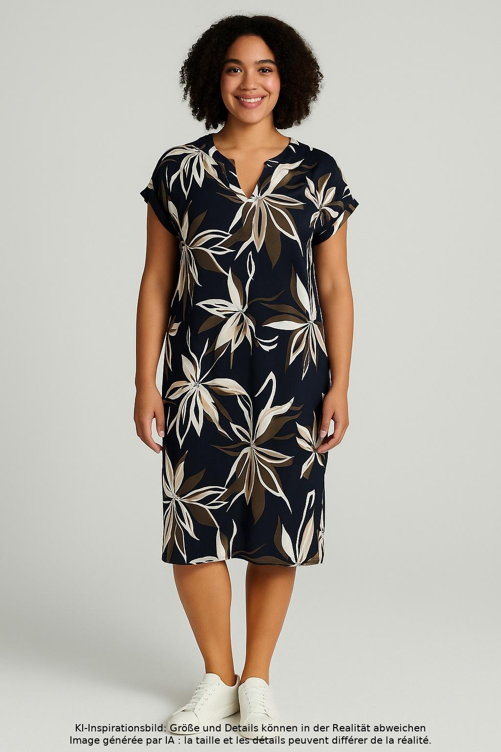 

Bonita Damen Kleid, mehrfarbig, Gr. 36