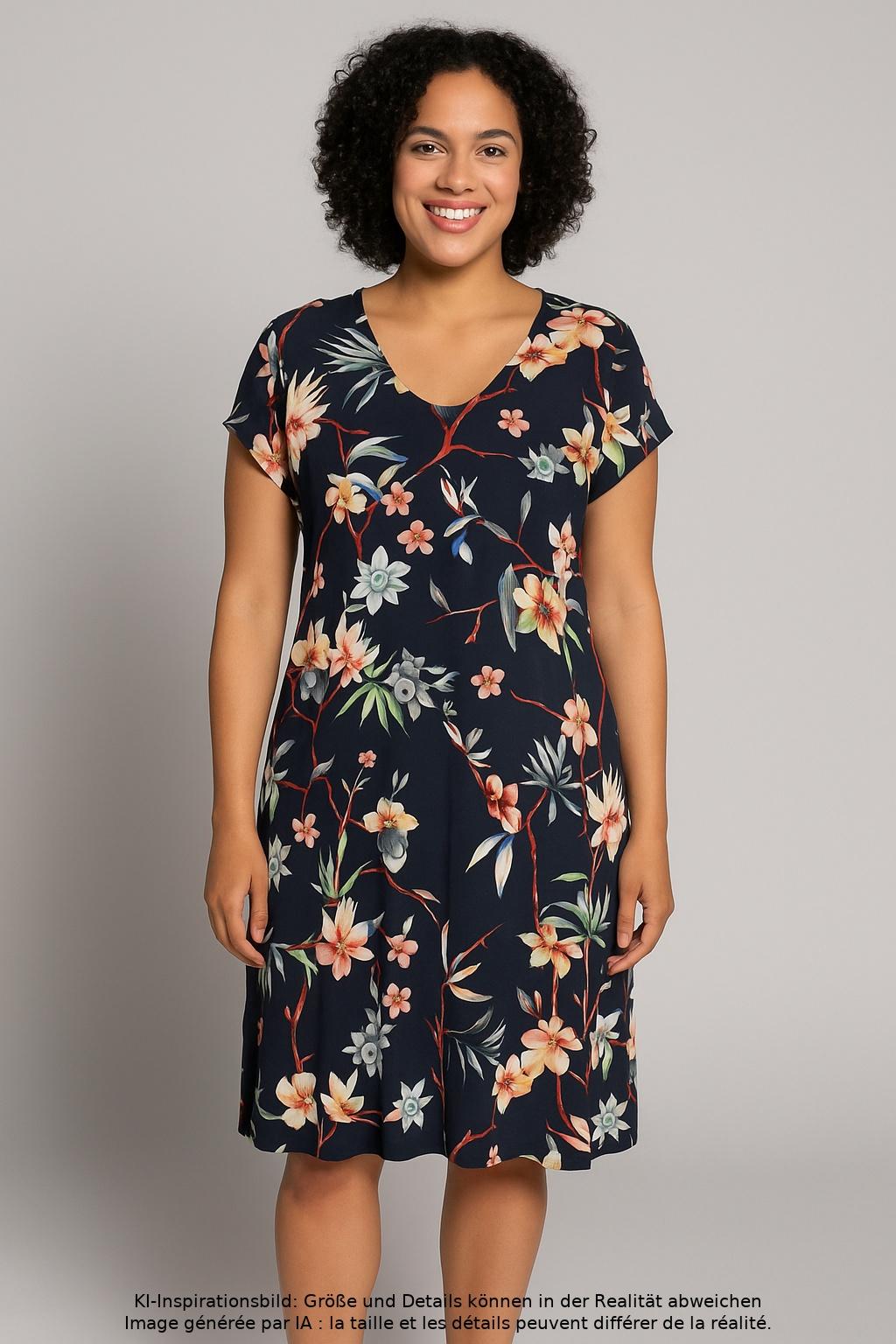 

Bonita Damen Kleid, marineblau, Gr. 42