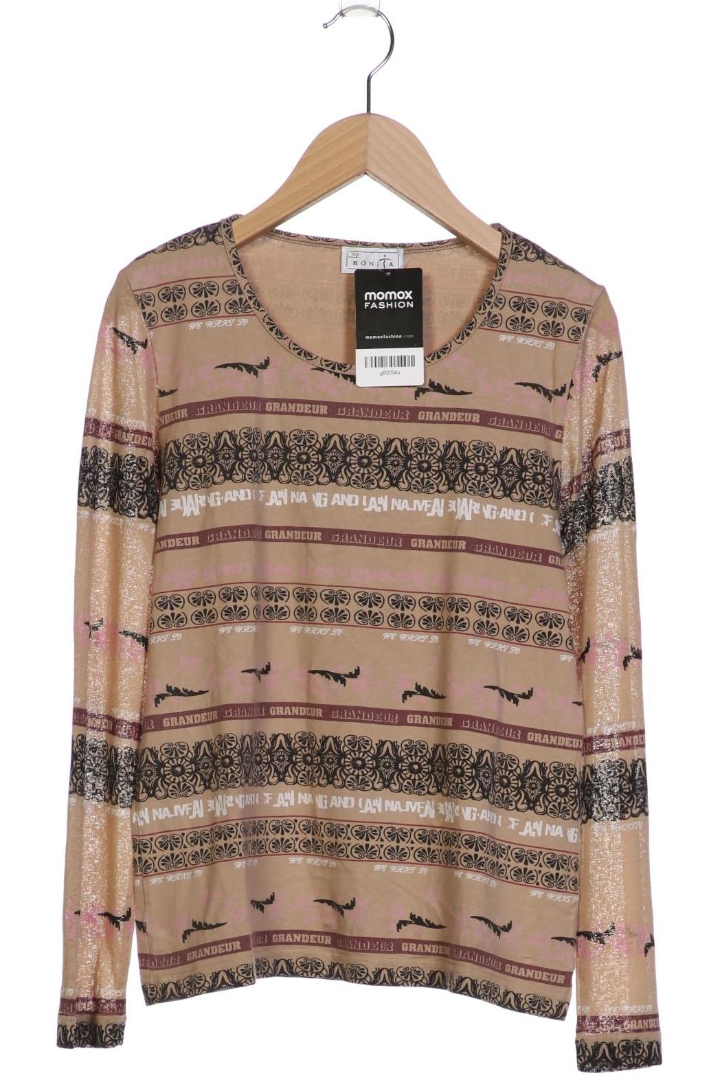 

Bonita Damen Langarmshirt, braun, Gr. 36