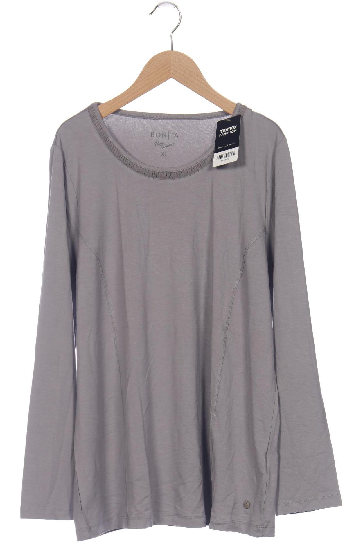 

Bonita Damen Langarmshirt, grau, Gr. 44