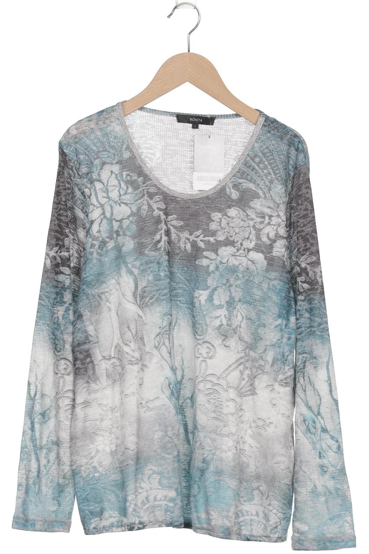

Bonita Damen Langarmshirt, türkis, Gr. 42