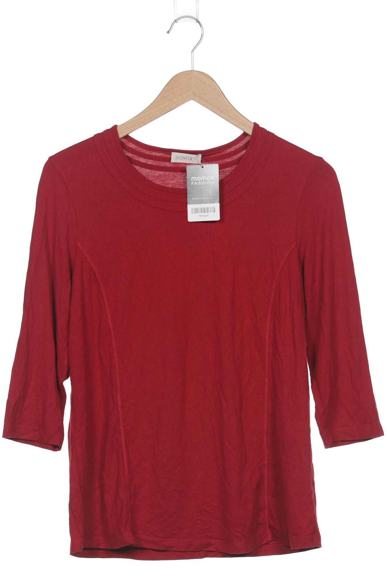 

Bonita Damen Langarmshirt, rot, Gr. 42