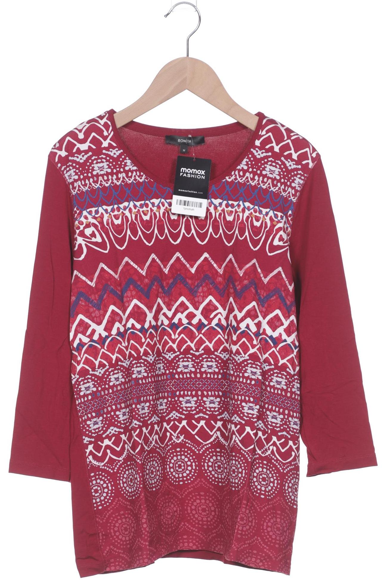 

Bonita Damen Langarmshirt, bordeaux, Gr. 38
