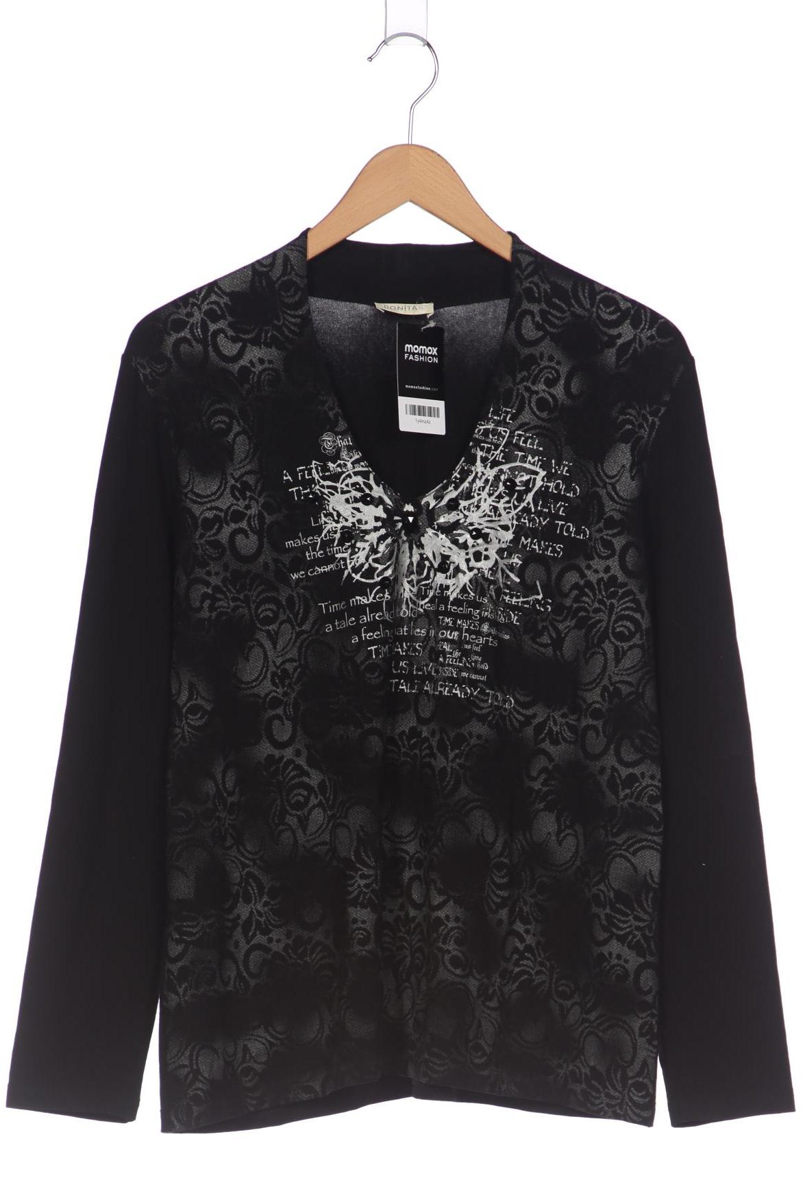 

Bonita Damen Langarmshirt, schwarz, Gr. 44
