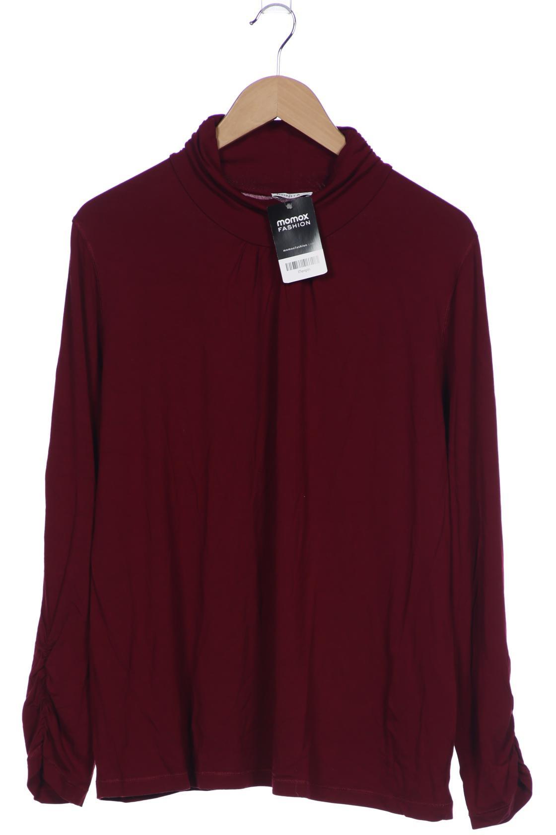 

Bonita Damen Langarmshirt, bordeaux, Gr. 44