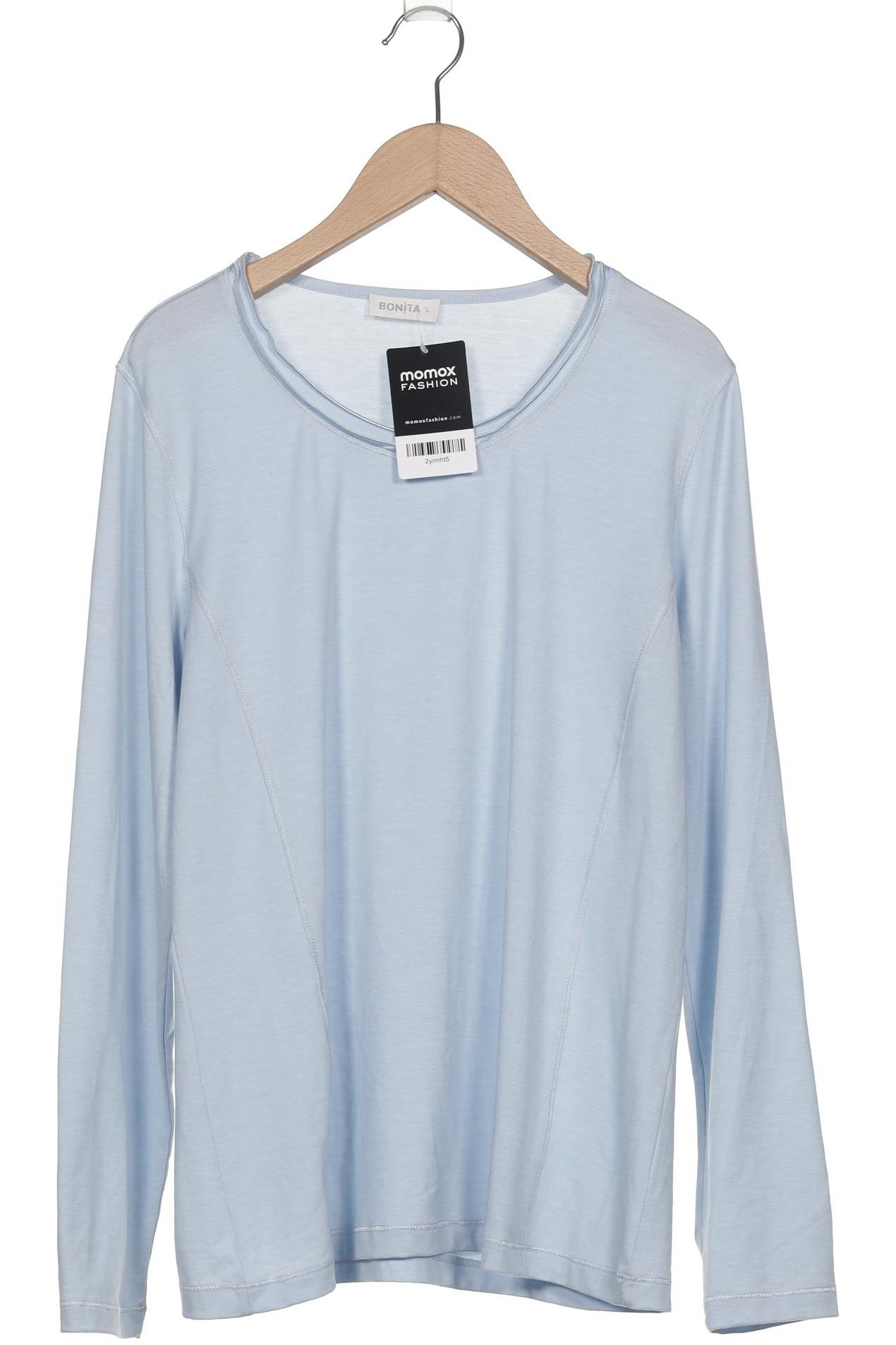

Bonita Damen Langarmshirt, hellblau, Gr. 42