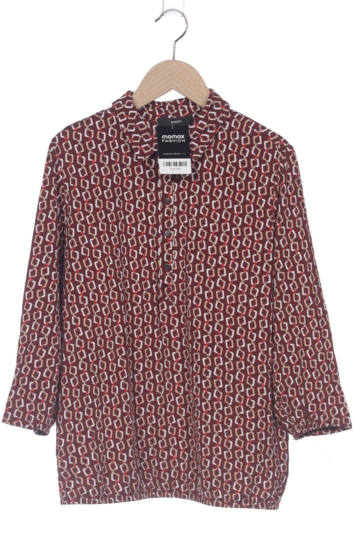 

Bonita Damen Langarmshirt, bordeaux, Gr. 38