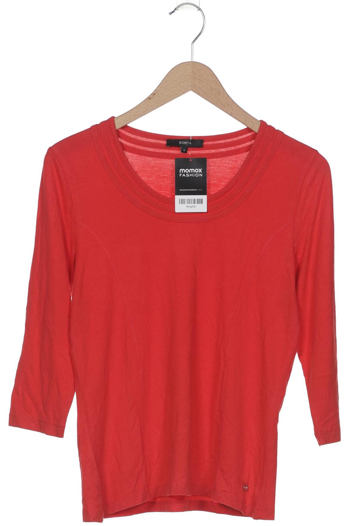 

Bonita Damen Langarmshirt, rot, Gr. 38