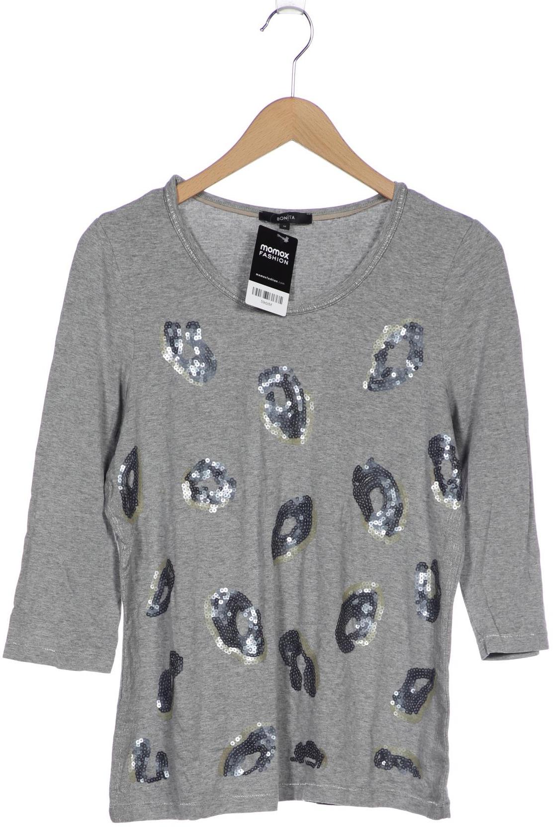 

Bonita Damen Langarmshirt, grau, Gr. 38