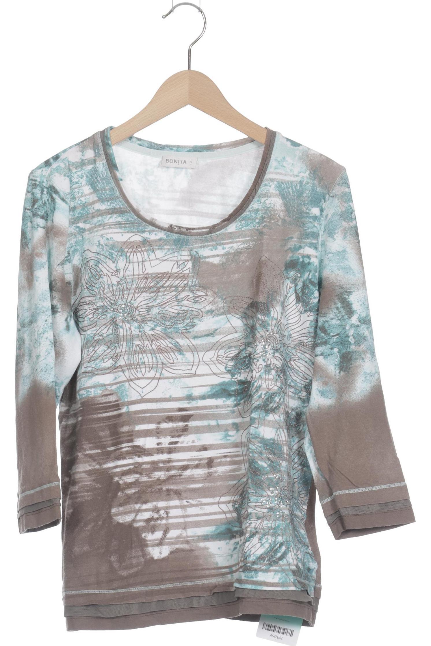 

Bonita Damen Langarmshirt, blau, Gr.