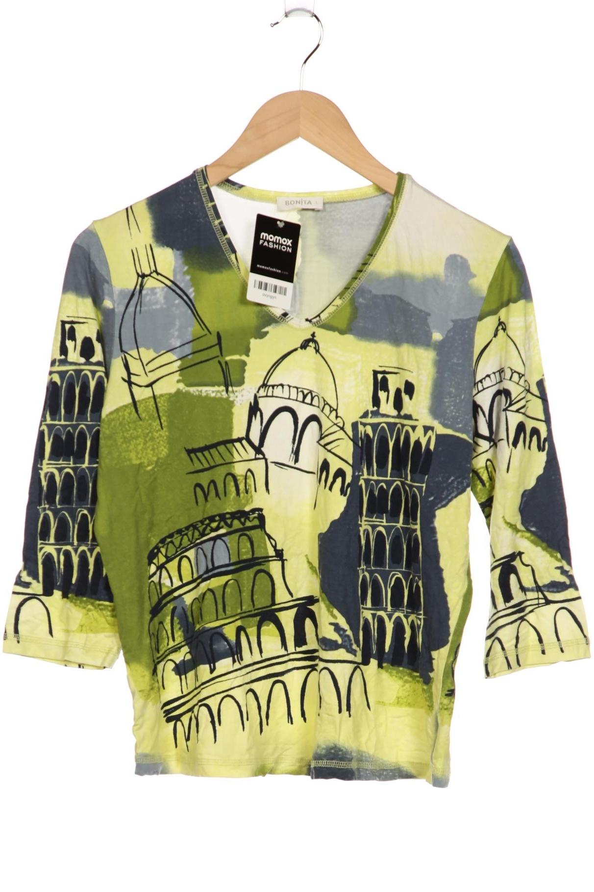 

Bonita Damen Langarmshirt, grün, Gr. 42