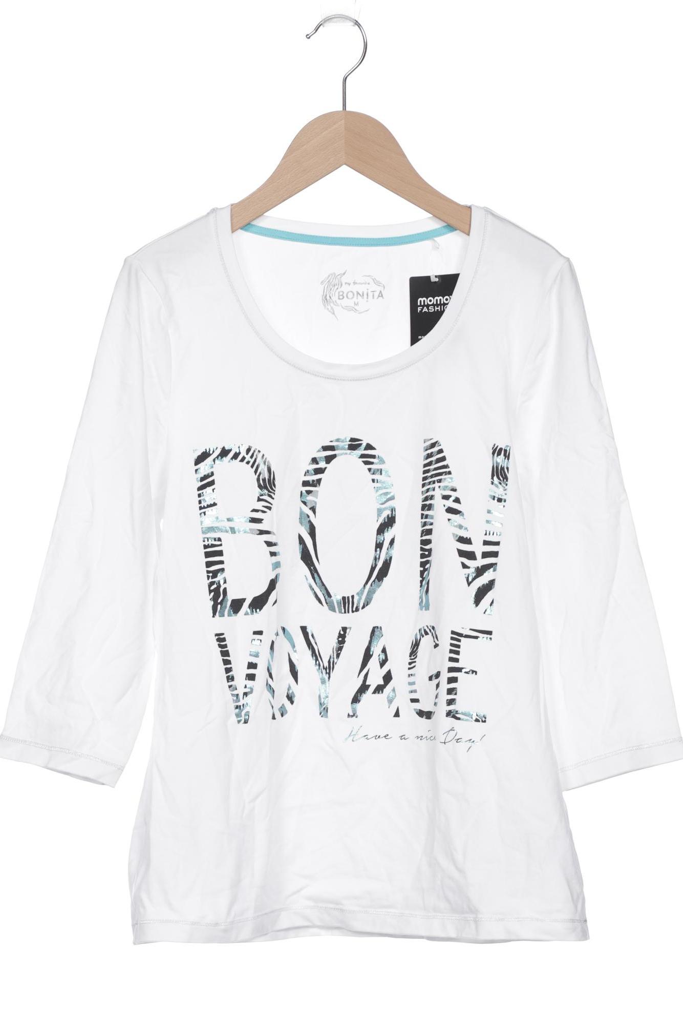 

Bonita Damen Langarmshirt, weiß, Gr. 38