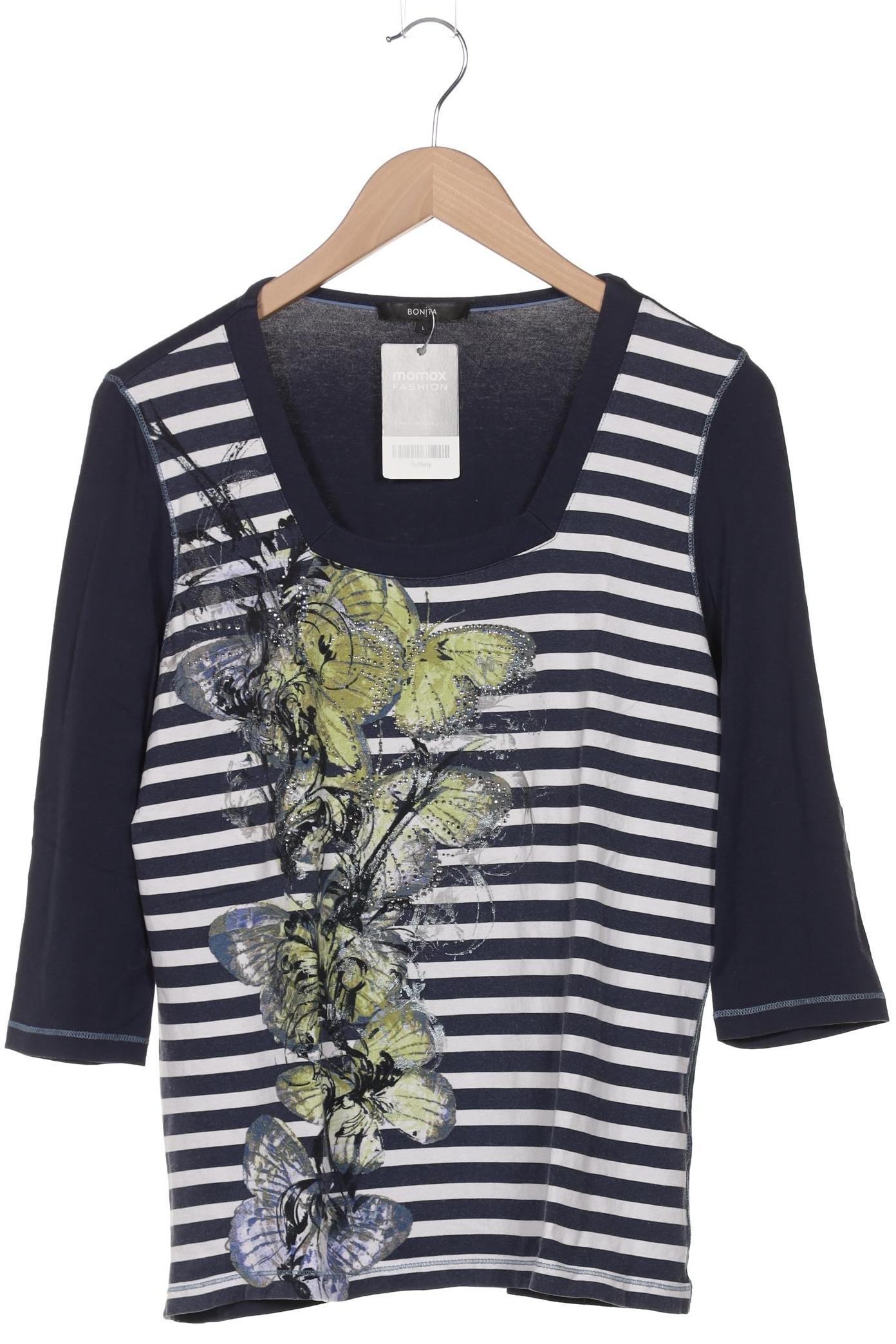 

Bonita Damen Langarmshirt, marineblau, Gr. 42