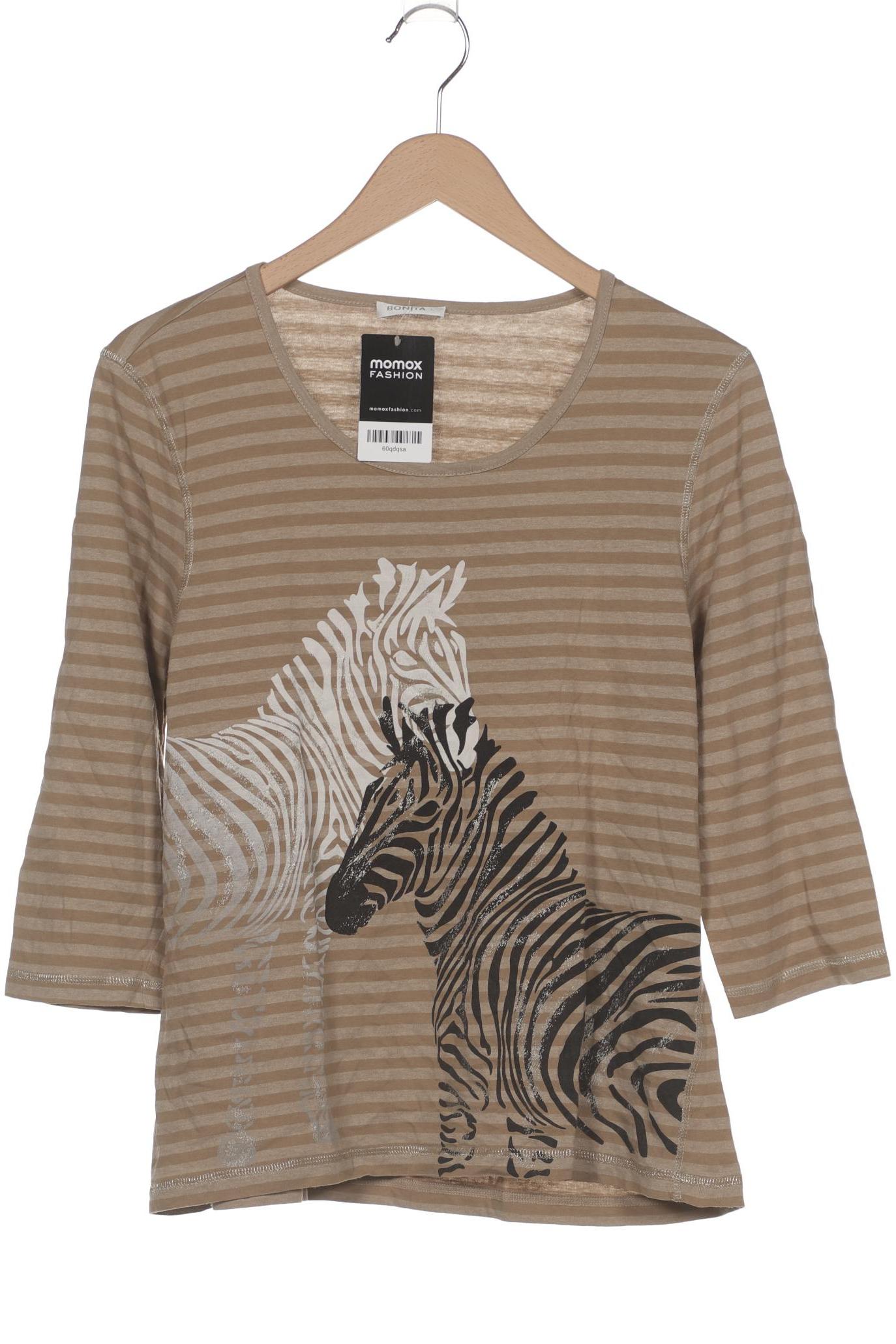 

Bonita Damen Langarmshirt, braun, Gr. 42