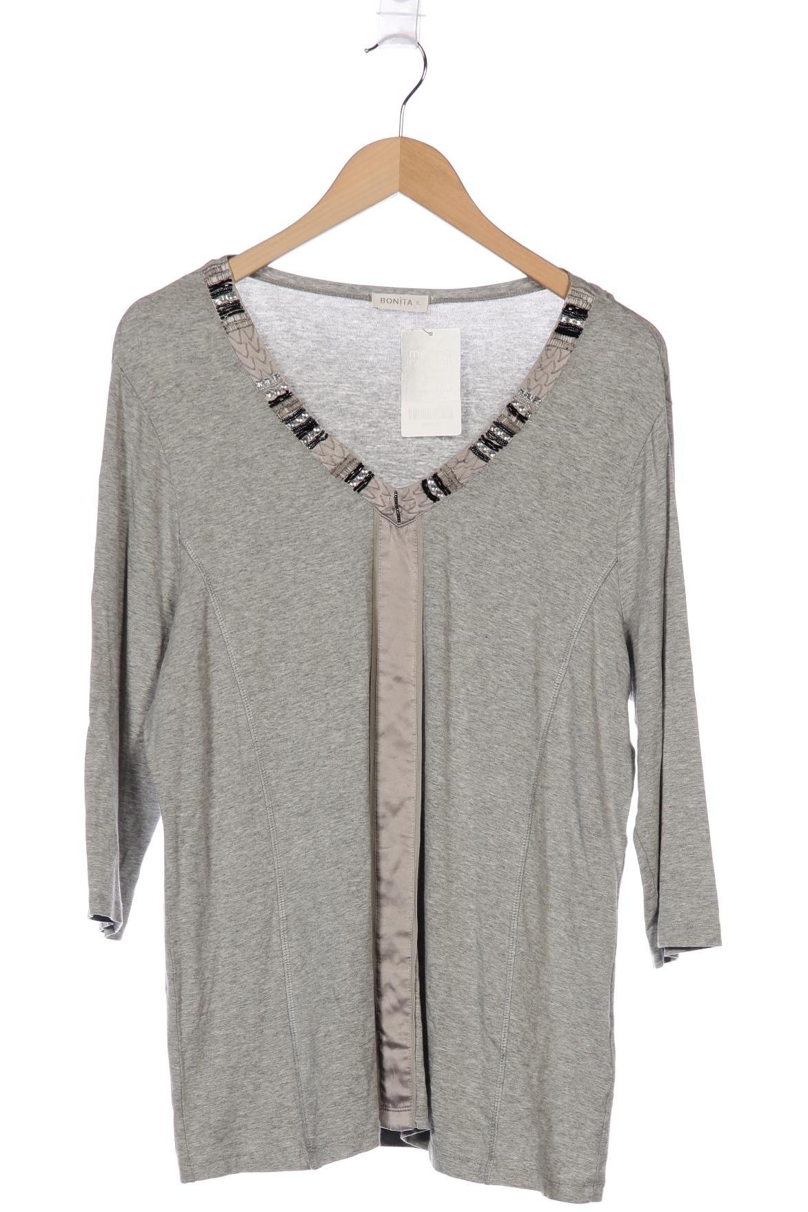 

Bonita Damen Langarmshirt, grau, Gr. 44