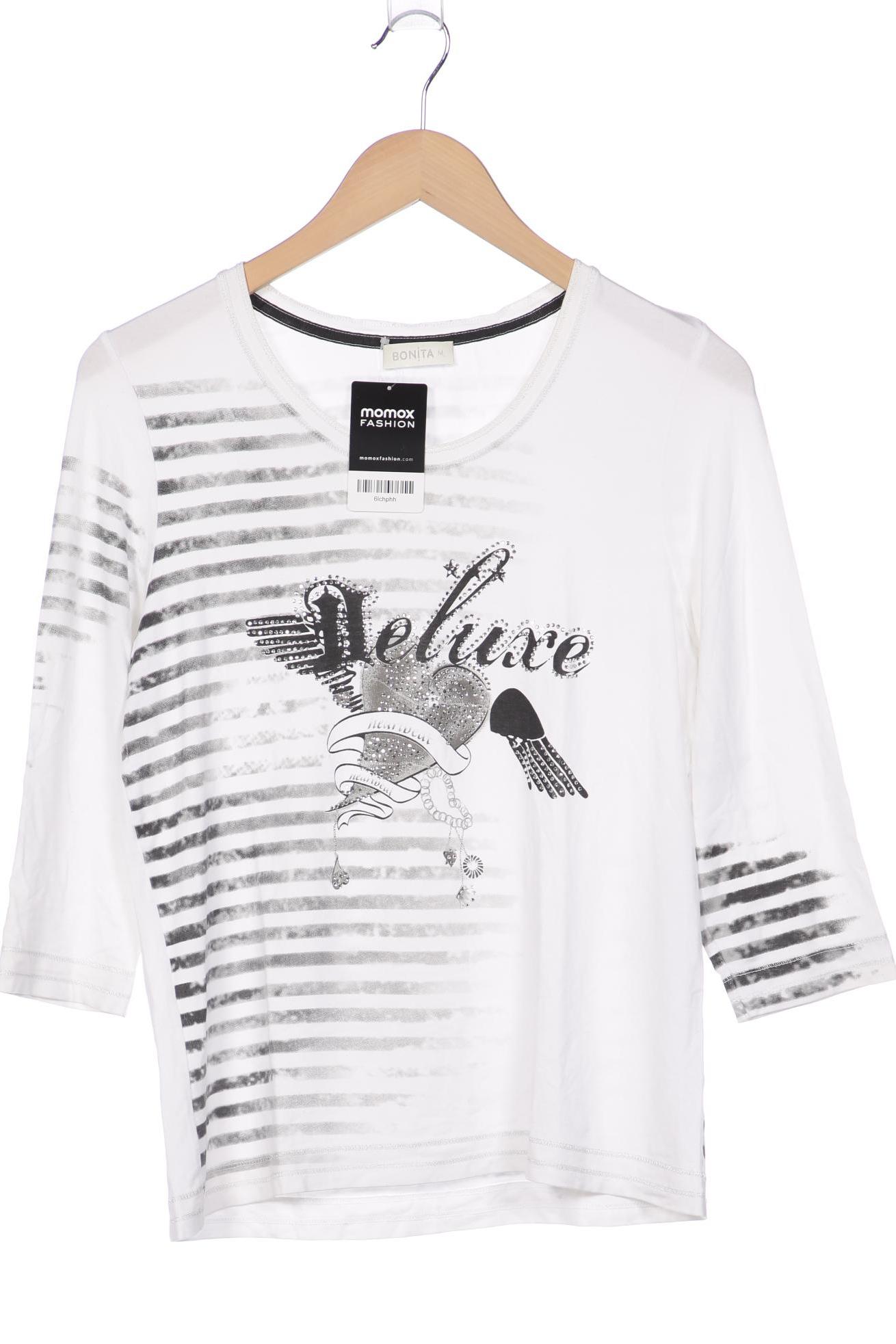 

Bonita Damen Langarmshirt, weiß