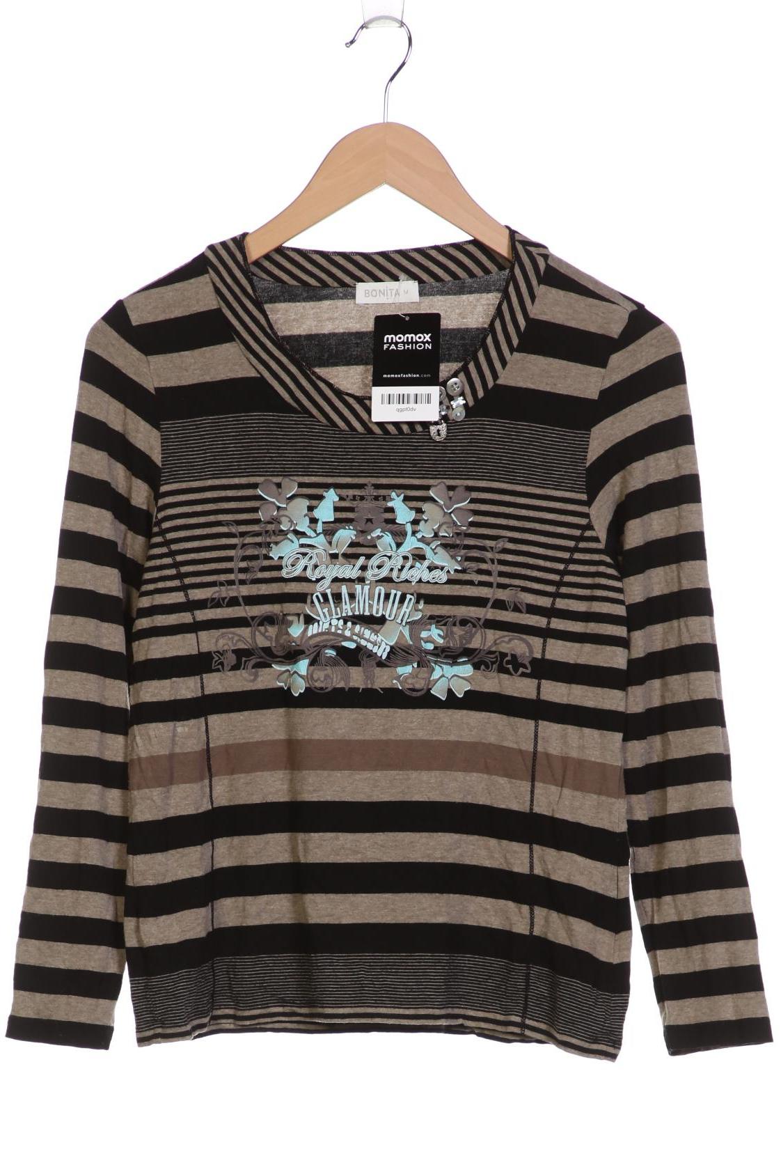 

Bonita Damen Langarmshirt, braun, Gr. 38